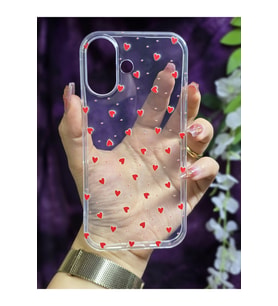 Iphone 17 Uyumlu Baskılı Şeffaf Telefon Kılıfı