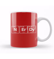 Elements Of a Nerd Kupa Bardak Porselen