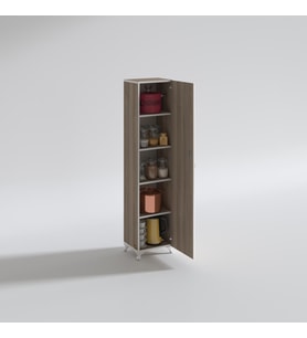 Kenzlife mutfak dolabı zehra 168*030*032 crd kilitli ayaklı banyo evrak ofis kitaplık ayakkabılık kiler