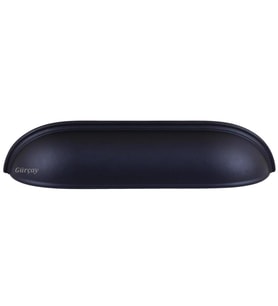 Lüks Çanak Kulp Siyah 128mm (2 Adet)