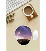 Manzara Desenli Bilek Destekli Mouse Pad