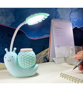 Livava Salyangoz Masa Lambası, Usb Li, Mavi, 22x11 (Mavi)
