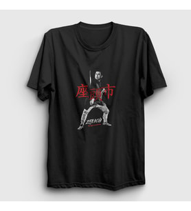 Presmono Unisex Siyah Sword Takeshi Kitano T-Shirt 369720tt
