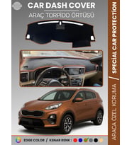 KİA SPORTAGE (2017-2020) Torpido Örtüsü Ön Panel Halı Torpido Koruma Tam Uyum Araca Özel Kaymaz