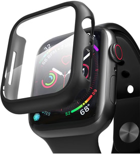 Apple Watch Series 6 44mm için Kılıf Matte Premium Slim WatchBand Siyah [Watch Series 6 44mm ile Uyumlu Kılıf - Siyah]