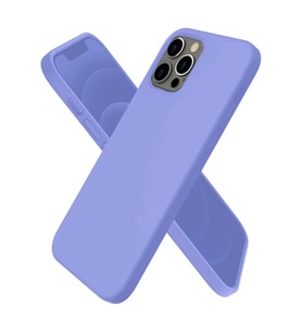 Pilelistore   iPhone 12 Pro Max Kılıf First Silikon - Mor