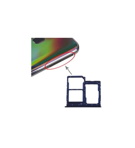Samsung Galaxy A40 Sim Yuvası Sim Kart Tepsisi Mikro Sd Kart Tepsisi (Koyu Mavi