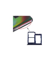 Samsung Galaxy A40 Sim Yuvası Sim Kart Tepsisi Mikro Sd Kart Tepsisi (Koyu Mavi