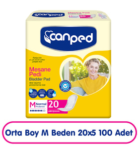 Canped Mesane Pedi M Beden Orta 20x5 100 Adet