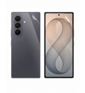 Samsung Galaxy Z Fold 8 Ultra Uyumlu 2 Ön 1 Arka Body Şeffaf Ultra koruyucu Nano Jelatin