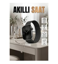SQ-16 Mini Series 10 Akıllı Saat – 3 Değiştirilebilir Kordon, Bildirim ve Müzik Kontrolü
