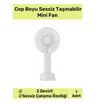 Özel Üretim Usb Şarjlı 3 Kademeli Sessiz Taşınabilir Mini Fan Pervaneli Soğutucu Küçük Vantilatör