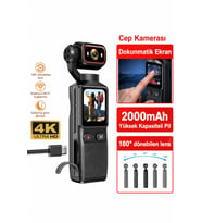Glr L19 4K Ultra HD Wi-Fi Vlog Kamerası 180 Dönebilir Lens, 6 Eksenli Sarsıntı Önleyici