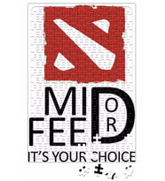 Dota 2 Mid Or Feed Puzzle 240 Parça Yapboz