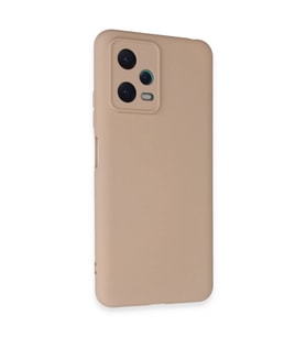 Xiaomi Redmi Note 12 5g Kılıf Nano İçi Kadife Silikon - Pudra