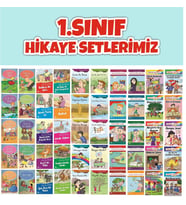 1.Sınıf Kitaplık ve Kütüphane İçin 50 li Hikaye Seti (16 sayfa)