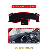 VOLKSWAGEN T5 (2003-2016)TORPİDO KORUMA HALISI KIRMIZI KENAR