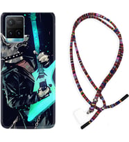 Vivo Y11S Y21S Y20 Y20S Y70 Kılıf Boyun Asklı Rasta Silikon Dog Guitar 1789