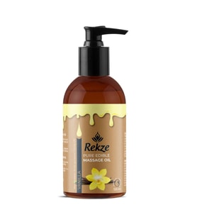 Rekze Vanilyalı Aromaterapi Yenilebilir Rahatlatıcı Doğal Masaj Yağı 120 Ml