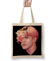 Flowers Jimin Bts Bez Çanta Uzun Saplı