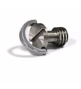 Tripod Quick Release Plate için 3/8" D-Ring Vida (Gümüş)