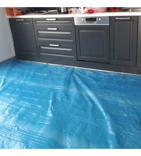 20 M2 Kalın Zemin Örtüsü Eşya Boya Badana Koruma Örtüsü 4x5 M