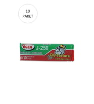J-250 Jumbo Boy Çöp Torbası 80 x 110 cm 10 Lu Rulo x 10 Paket = 100 Adet (Siyah)