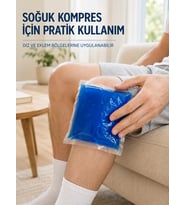 Mavi Termojel Kompres Paketi Sıcak Soğuk Kullanımlı Pratik Jel Kompres