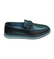 Serhan Ayakkabı 2009 Erkek Siyah (40-44) Deri Casual Ayakkabı