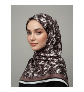 Trend Dijital Baskı Batik Desenli Royan Eşarp Desen 3 Renk 11