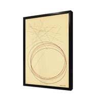 Soyut Çerçeveli Mdf Tablo