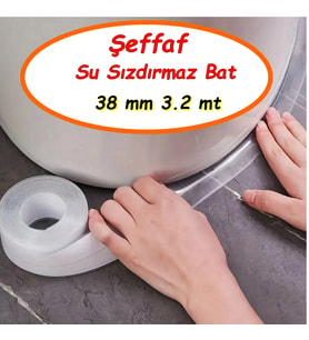 Şeffaf Süper Güçlü Yapıştırıcı Su Sızdırmaz Küvet Lavabo Klozet Banyo Mutfak Kenar Bant Küf Önleyici