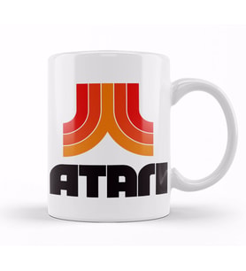 Atari Logo Kupa Bardak Porselen