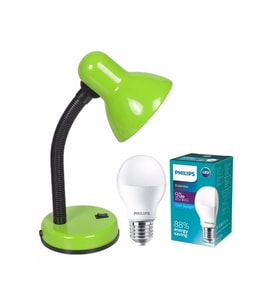Maya Masa Lambası Yeşil Philips Ampullü (Açık Kırmızı)