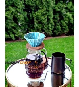 Kahve Demleme Seti V60 Dripper 600ml Demleme İbriği