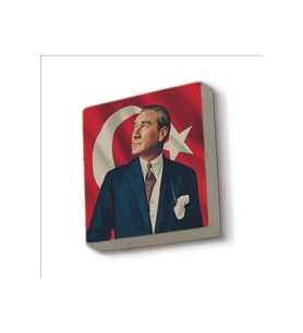 Mustafa Kemal Atatürk Baskılı Taş Magnet 5X5