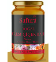 Doğal Krem Çiçek Balı 450g – %100 Katkısız & Doğal  Rize Yaylalarından Krem Bal