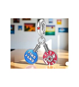 Tenis Raket Gümüş Charm