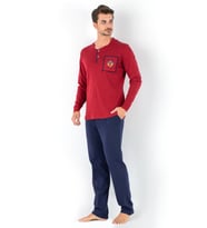 Doremi Erkek Pijama Takımı (Bordo)