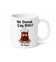 Ne Demek Çay Bitti Kriz Geçiren Tiryakilere Özel Kupa Bardak Hediye