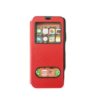 Jopus Redmi 9T ile Uyumlu Premium Kapaklı Kılıf Kırmızı