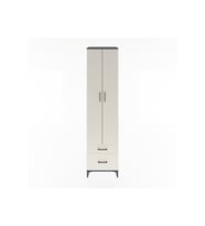 Hyperion Dolap 5 Raflı 2 Çekmeceli 2 Kapaklı 60x44x243 Antrasit-Aytaşı