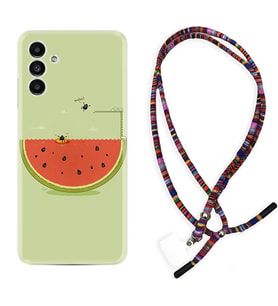 Samsung A23 A31 A32 A50 A51 A52 A53 A70 Kılıf Boyun Asklı Rasta Silikon Woohoo 1373