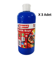 Bigpoint Akrilik Boya 500 gram Mavi x 3 Adet