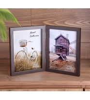 AHŞAP RESİM ÇERÇEVESİ 2Lİ 15X20 CM KOYU KAHVE