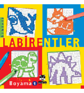 Marsık Labirentler-Oyunlu Boyama