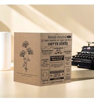 1967 Kraft Kutlama Kartı - Doğum Günü Kartı - Yıl Dönümü Kartı - Nostalji Gazetesi