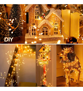 ✨ 6 Metre 200 LED Gün Işığı – Uzaktan Kumandalı, 8 Modlu USB Peri Işığı ✨