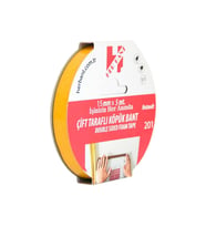 Her Bant Çift Taraflı Köpük Bant Askılı 15 MM x 5 Metre