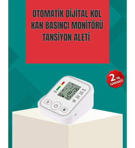 Kol Tipi Lcd Ekranlı Elektronik Tansiyon Monitörü